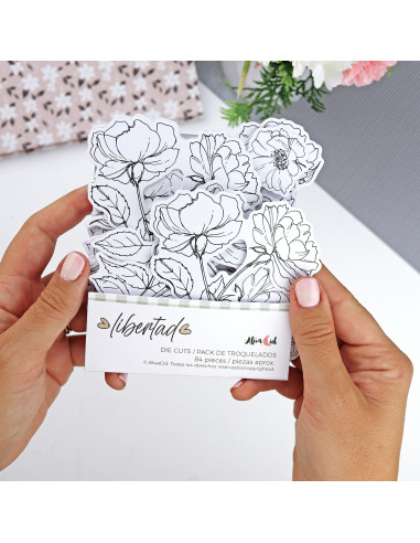 Camelias die-cuts | Rita´s Diary collection