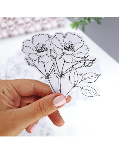 Camelias die-cuts | Rita´s Diary collection Camelias die-cuts | Rita´s Diary collection