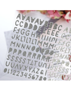 Verde ABC puffy stickers 2