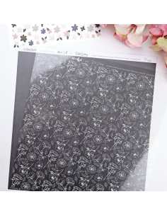 Camelias printed acetate | Alúa Cid design