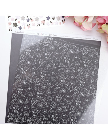 Camelias printed acetate | Alúa Cid design