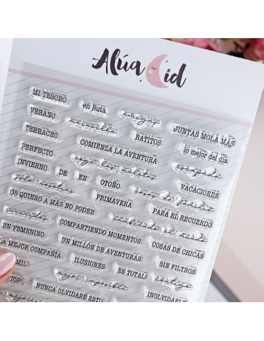 Mejor Imposible clear stamp set