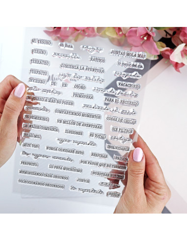 Mejor Imposible clear stamp set