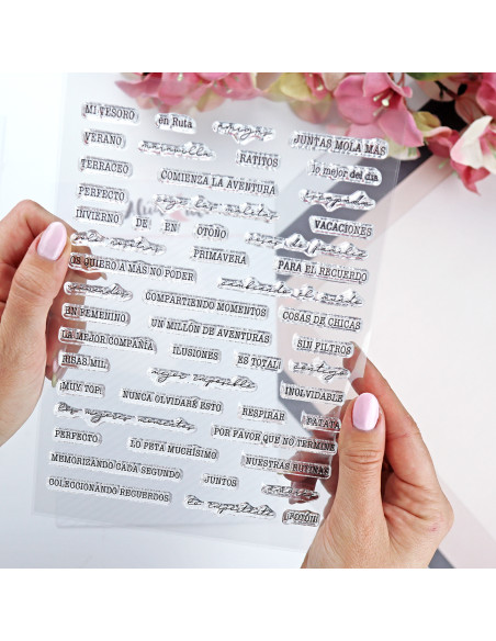 Mejor Imposible clear stamp set