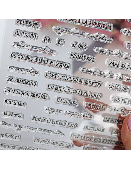 Mejor Imposible clear stamp set