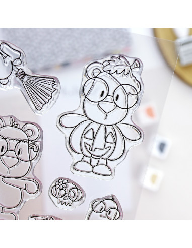 Happy LemonWeen clear stamps set |...