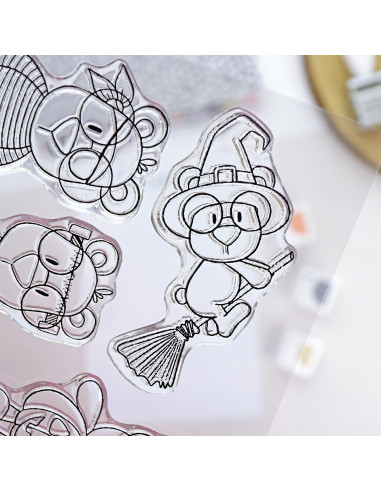 Happy LemonWeen clear stamps set |...