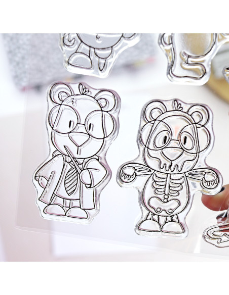 Happy LemonWeen clear stamps set | Andrea la gafotas