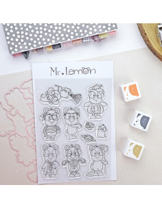 Happy LemonWeen stamps & dies set | Andrea la gafotas