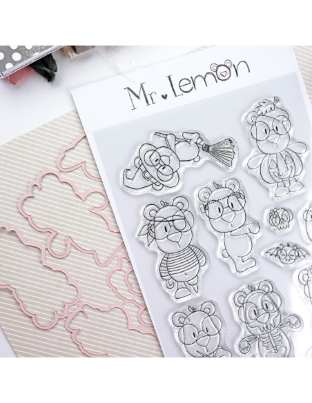 Happy LemonWeen Stamp & Die set | Andrea la gafotas