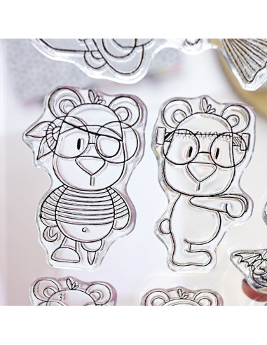 Happy LemonWeen clear stamps set |...