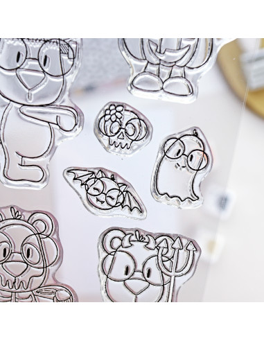 Happy LemonWeen clear stamps set |...