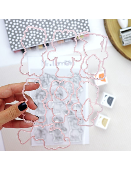 Happy LemonWeen stamps & dies set | Andrea la gafotas