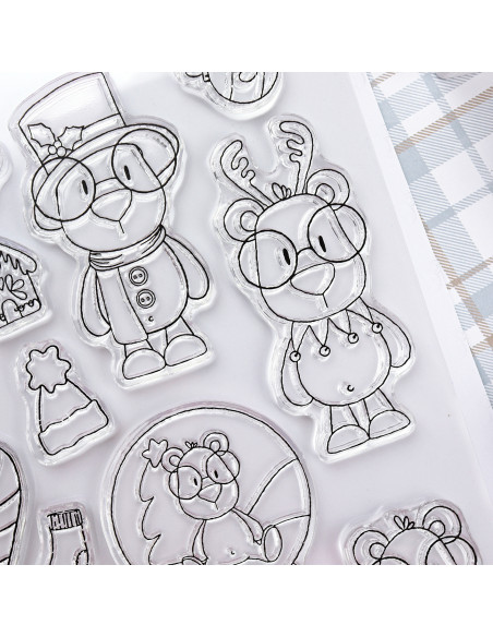 Mr Lemon en Invierno Stamp & Die set | Andrea la gafotas