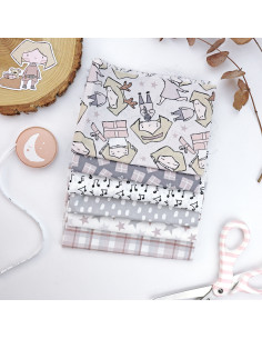 Lulis de Navidad fabric | Maravillas Navidad collection 2