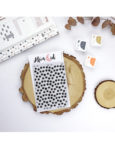 Fondo Lunares Maravillas clear stamp...