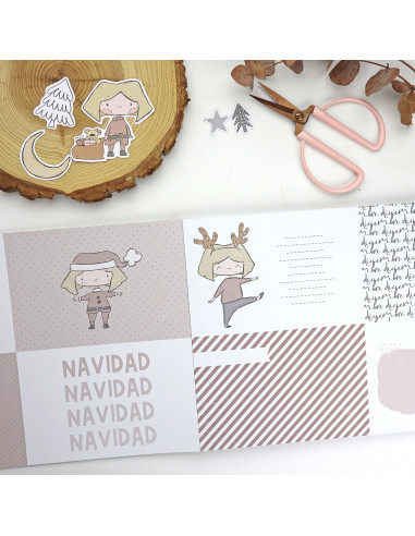 Maravillas Navidad Rita's Diary card pad