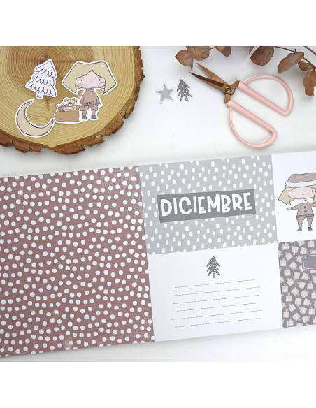 Maravillas Navidad Rita's Diary card pad
