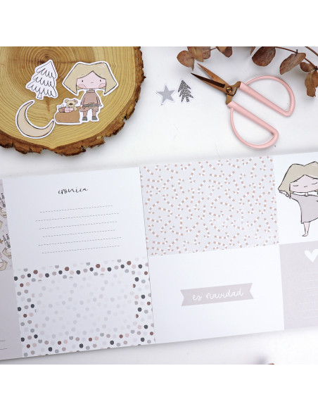 Maravillas Navidad Rita's Diary card pad
