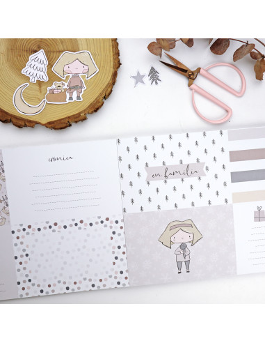 Maravillas Navidad Rita's Diary card pad