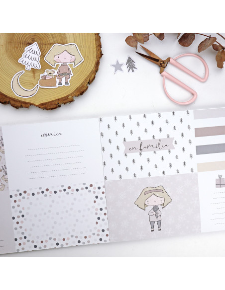 Maravillas Navidad Rita's Diary card pad
