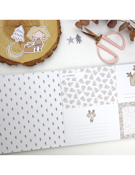 Maravillas Navidad Rita's Diary card pad