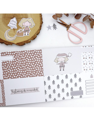 Maravillas Navidad Rita's Diary card pad
