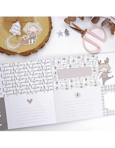 Maravillas Navidad Rita's Diary card pad