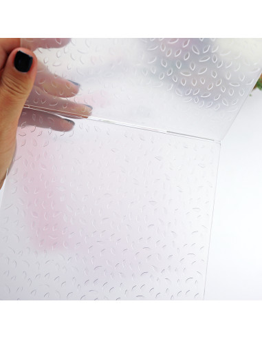 Pétalos embossing folder | ComuniCard