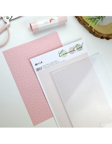 Pétalos embossing folder | ComuniCard