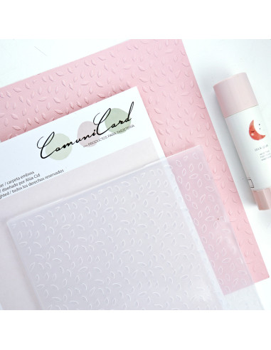 Pétalos embossing folder | ComuniCard
