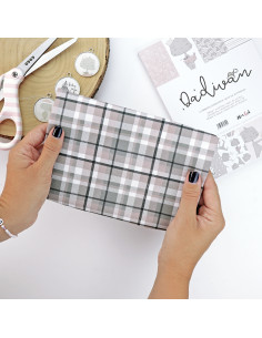 5m Cuadros Dadivan printed fabric | Dadivan by Alúa Cid