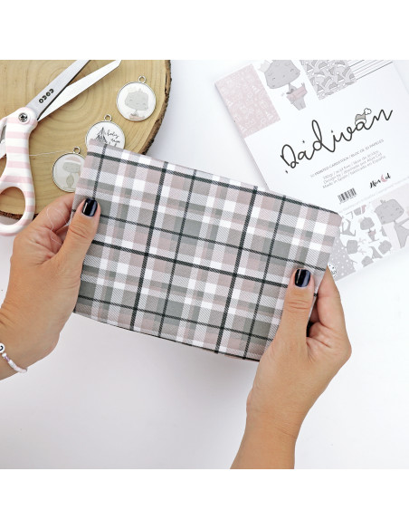 5m Cuadros Dadivan printed fabric | Dadivan by Alúa Cid