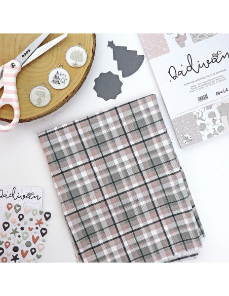 5m Cuadros Dadivan printed fabric | Dadivan by Alúa Cid