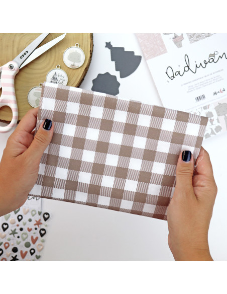 5m Vichy Teja printed fabric | Dadivan by Alúa Cid