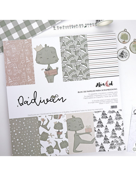 Dadivan 12'' paper pad| Dadivan collection