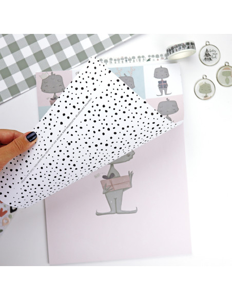 Dadivan Ilustrations 9x12" paper pad | Alúa Cid design