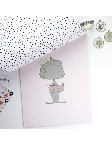 Dadivan Ilustrations 9x12" paper pad | Alúa Cid design