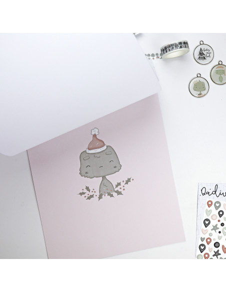 Dadivan Ilustrations 9x12" paper pad | Alúa Cid design