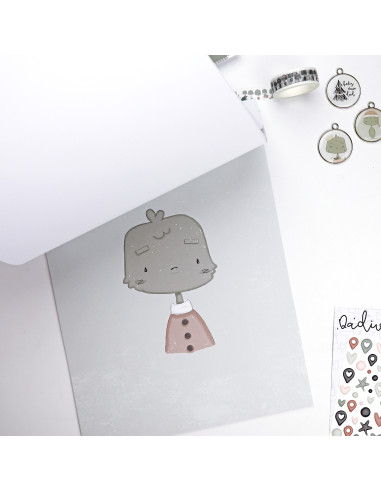 Dadivan Ilustrations 9x12" paper pad | Alúa Cid design