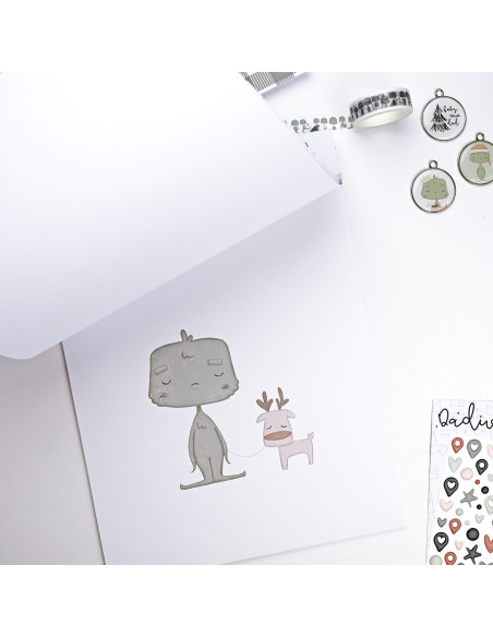 Dadivan Ilustrations paper pad| Dadivan collection