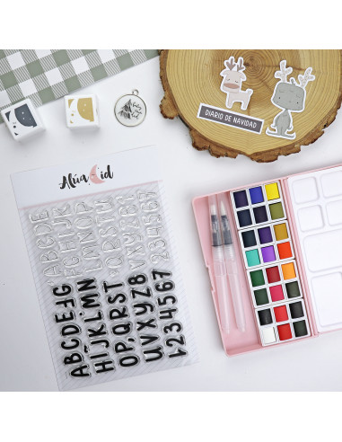 ABC Poe Clear stamp set | Dadivan collection