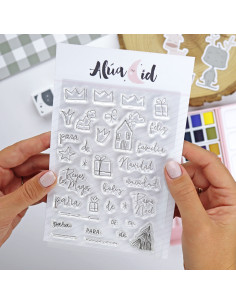 De mí para ti Clear stamp set | Alúa Cid