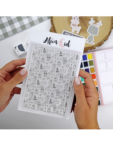 Fondo Poblado Clear stamp | Alúa Cid