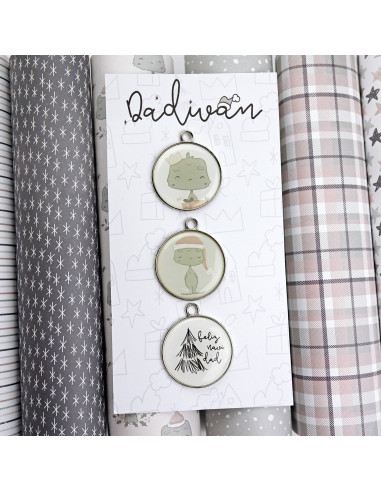 Dadivan metallic charms set | Alúa Cid design