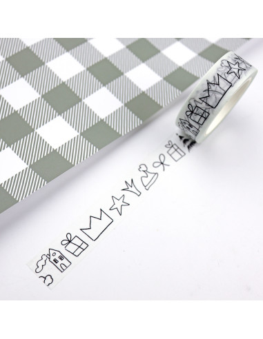 Iconos washi tape | Alúa Cid design