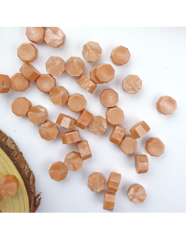 Toffee sealing wax pearls