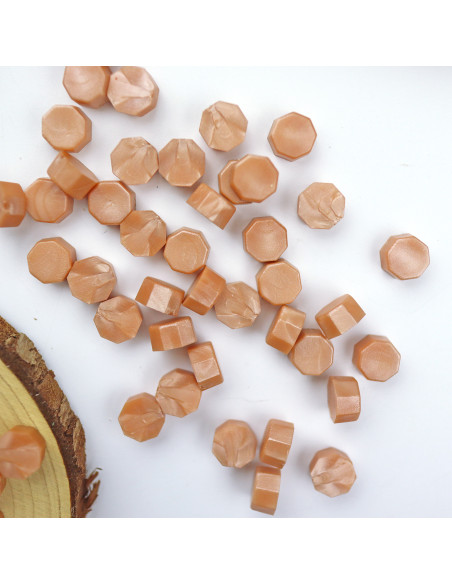 Toffee sealing wax pearls