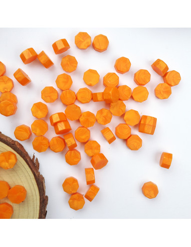 Calabaza sealing wax pearls