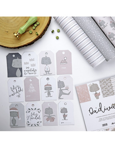 Etiquetas Tags set | Dadivan collection by Alúa Cid